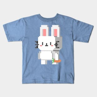 Pixel bunny Kids T-Shirt